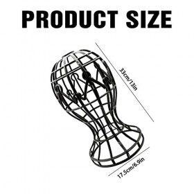 Support de Cintre Présentoir à Perruque - Porte Perruque Plastique Portable, Support de Chapeau, Durable Porte-perruque,Prése