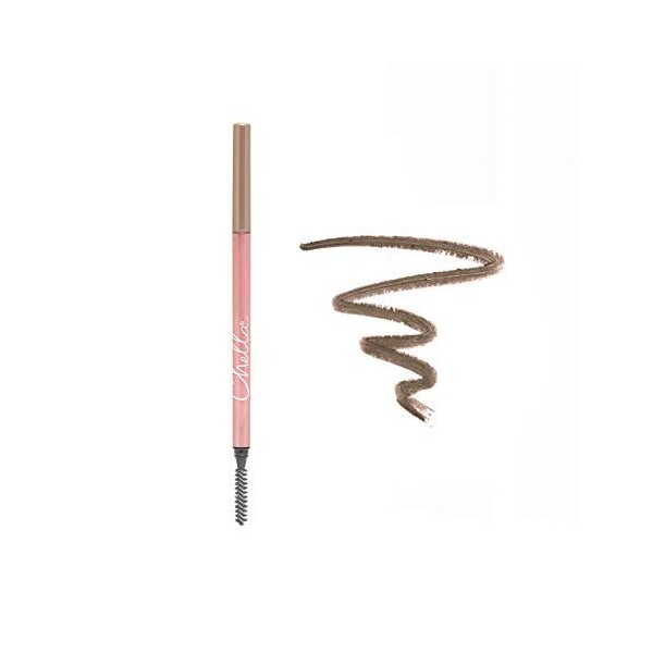 Chella Eyebrow Pencil, Beautiful Blonde - Vegan, Gluten Free, Cruelty Free, Paraben Free, Long Wearing, Smooth Consistency