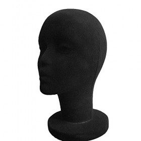 Bodhi2000 Mannequins Tête Femme Styrofoam Mannequins pour Mannequins Femme Modèle & Présentoir Femmes Perruques, Chapeaux & P