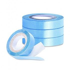 2 rouleau 3 Yard de ruban adhésif double face Super Bleu Lace Front support Bande ruban Adhensive Fort pour postiches et perr