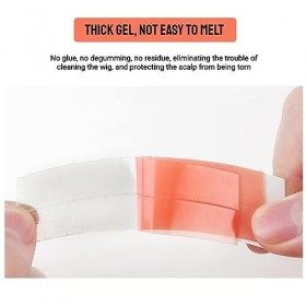 Ruban de Perruque à Double Face, Bande Adhésive pour Perruque de 36 pièces/sac, Bande Adhésive de Perruque Avant de Dentelle 