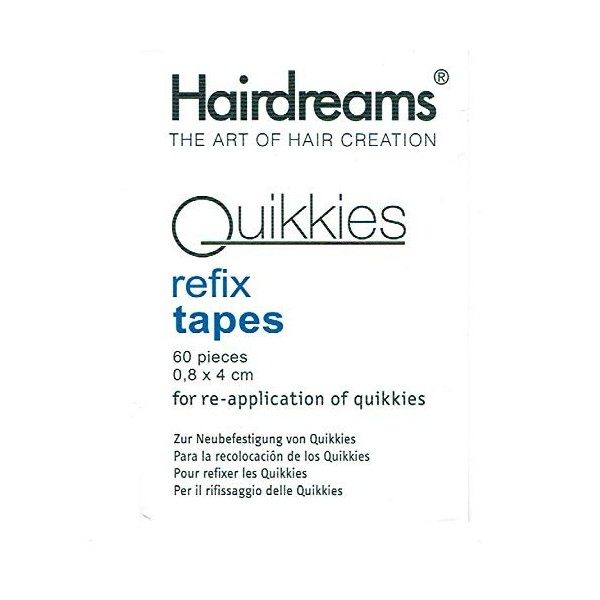 Hairdreams Lot de 60 bandes adhésives pour quikkies
