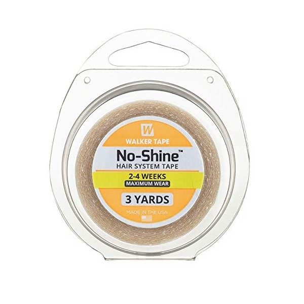 No-shine Ruban adhésif double face pour perruques, toupies et cheveux 2,5 m