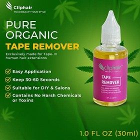 cliphair YOUR BEAUTY, YOUR STYLE Dissolvant de ruban ruban adhésif Cliphair 30 ml 