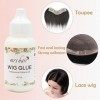 Colle Perruque, Wig Glue 40ml, Colle pour Perruque Lace Wig, Colle a Perruque for Lace Frontal Wig 1.3 oz, Easy to Apply Tran