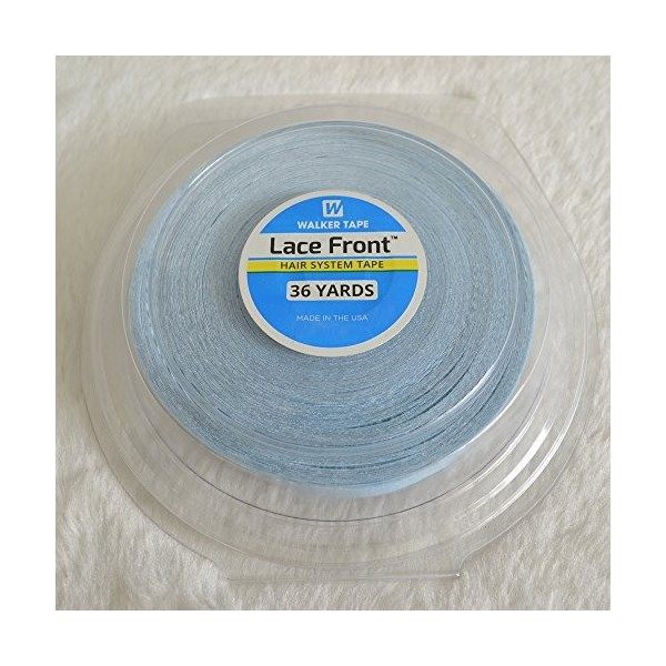 AIRAO"Lace Front" Adhésif Ruban Adhésif WalkerTape pour Toupee Perruque Perruque Extensions de Cheveux 1pc 36 Yards Longueur