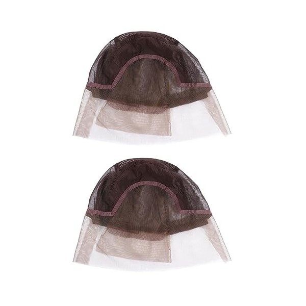 FOMIYES 2Pcs Bonnet De Perruque Chapeaux De Dames Chapeau De Femme Bandeau pour Femme Bonnets De Bas en Nylon Casquette De Ca