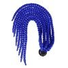 Toddmomy 2 Pièces Casque Dreadlocks Queue De Cheval Vélo Casque Cheveux Décorations Toupet pour Femmes Casque Cosplay Cheveux