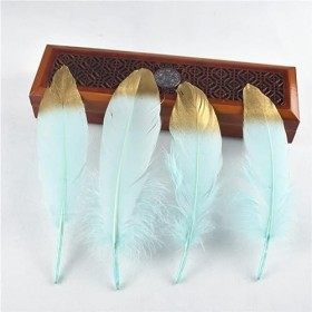 LUCEO 15-20cm/6-8 Plumes Naturelles de Canard for Artisanat Carnaval Assesoires décoration de Mariage