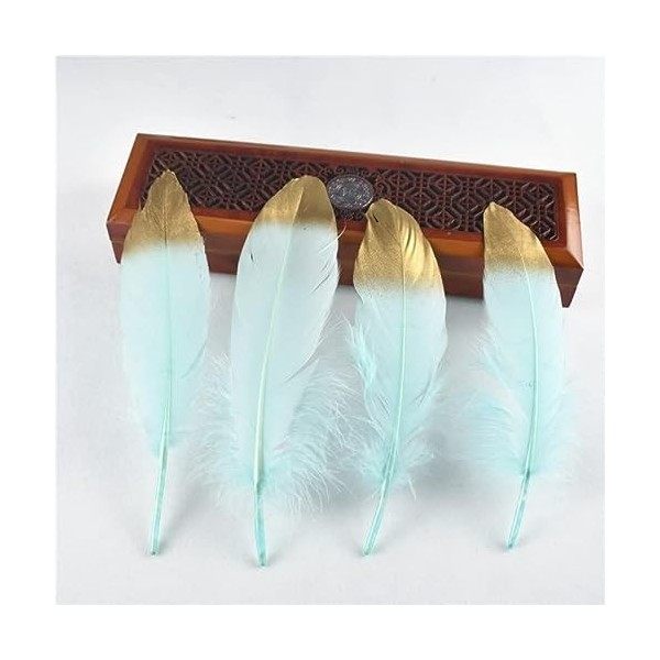 LUCEO 15-20cm/6-8 Plumes Naturelles de Canard for Artisanat Carnaval Assesoires décoration de Mariage