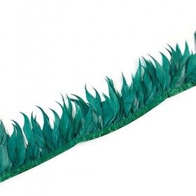 LUCEO 4-6 Pouces Plume doie Coupe Robe de Jupe de Mariage Garnitures panaches de Ruban for lartisanat