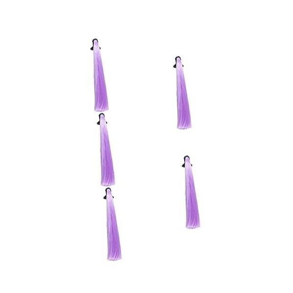 CLISPEED 2 Pièces Casque Perruque Cheveux Queue De Cheval Scooter Accessoires Couleur Perruques Casque Perruque Décoration Ca