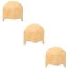 minkissy Couvre-Chef 3 Pièces Accessoires De Robe Perruques De Costume Accessoires De Bal Bonnet Chauve Bonnet De Perruque Ma