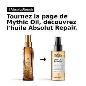 LOréal Professionnel | Huile Originale Mythic Oil à lHuile dArgan | Tous Types de Cheveux | Huile Multi-bénéfices Sans Rin