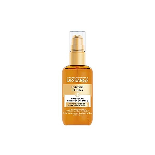 Dessange Extrême 3 Huiles Sublime Nutri-Régénérante Pour Cheveux Dénaturé, 100ml