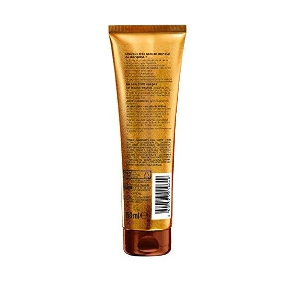 LOréal Paris Elsève LOréal Paris Huile-en-Crème de Nutrition sans Rinçage pour Cheveux Très Secs et Frisés 150 ml