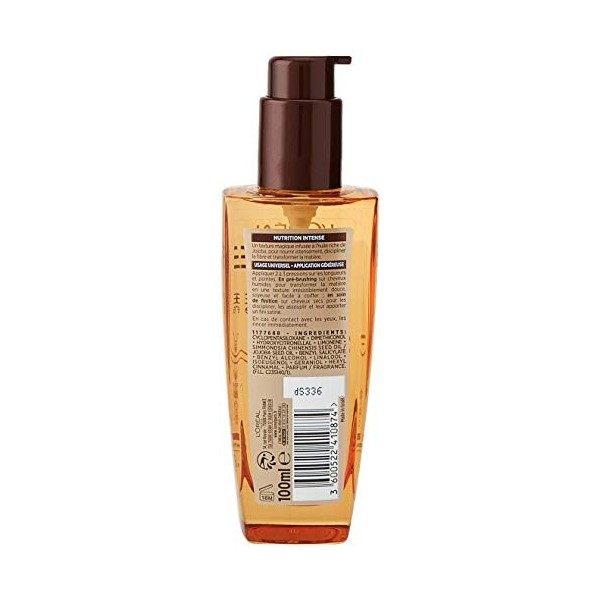 LOréal Paris Elsève Huile Extraordinaire pour Cheveux Très Secs 100 ml