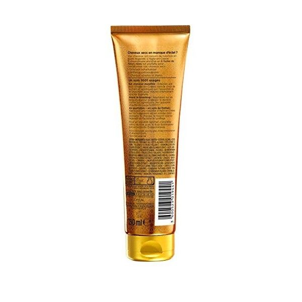 Elsève LOréal Paris Huile-en-Crème de Nutrition sans Rinçage pour Cheveux Secs 150 ml