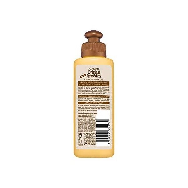 Garnier Original Remedies Huile Sans Rinçage Eaucate Etkarite - 200 Ml