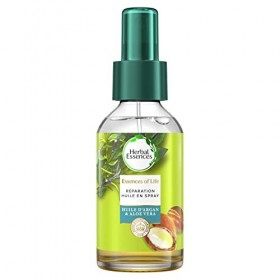 Herbal essences, huile cheveux, à lhuile d’argan et à laloe, répare et protège les cheveux, 100 ml