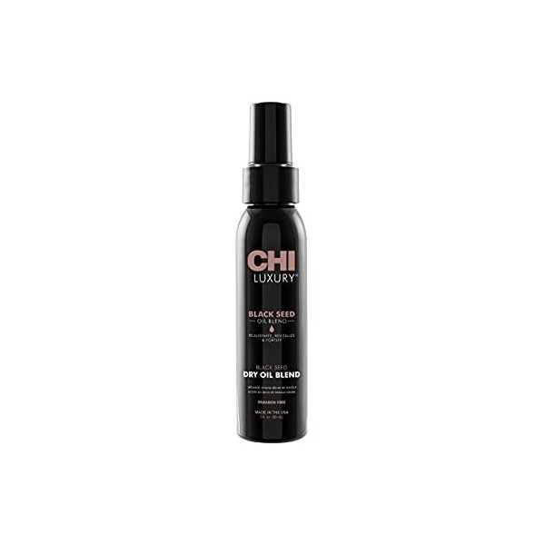 Huile sèche de graine noire de luxe CHI pour huile unisexe 3 oz