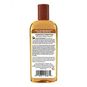 Hollywood Beauty Huile de jojoba pour hydrater et entretenir tous les types de cheveux 236 ml