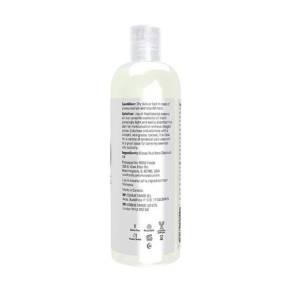 Fractionated Liquid Coconut Oil 473mL