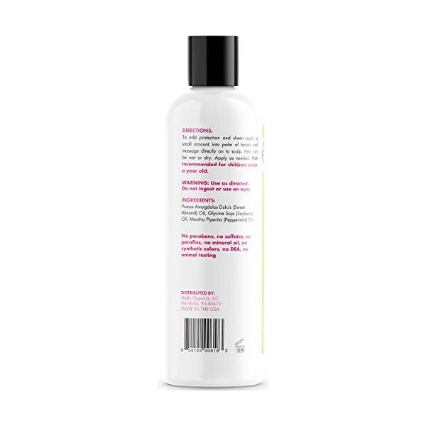 Mielle Organics Huile damande pour cheveux 8 oz