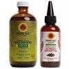 Tropic Isle Living Jamaican Black Castor Oil 8oz & Strong Roots Red Pimento Hair Growth Oil 4oz SET by Tropic Isle Living