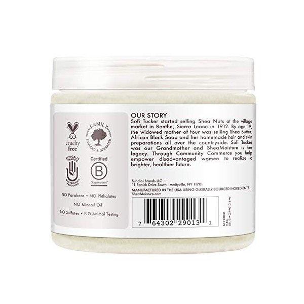 SHEA MOISTURE U-SC-4783 100% Extra Virgin Coconut Oil Head-To-Toe Nourishing Hydration