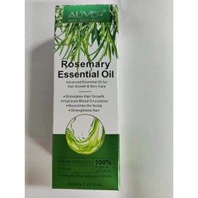 Huile Essentielle de Romarin pour la Croissance des Cheveux, huile de romarin organique pour la croissance des cheveux et les