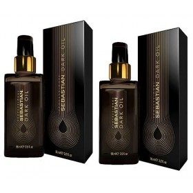Sebastian Professional - Lot de 2 Dark Oil huile capillaire coiffante qui permet dapporter plus de corps et de brillance aux