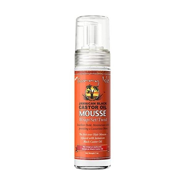 Sunny Isle Jamaican Black Castor Oil Mousse Wrap Set, 7 oz, Twist