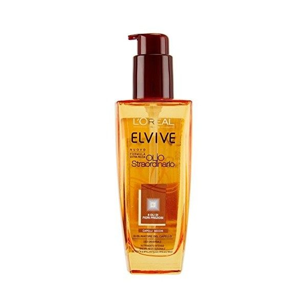 LOréal Paris Elvive Huile Extraordinaire Traitement nourrissant, 100 ml Pour cheveux secs