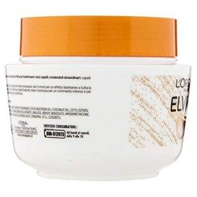 LOréal Paris Masque Nourrissante Elvive Huile Extraordinaire Huile Fin de coco pour cheveux normaux à secs, 300 ml