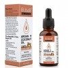 Huile dArgan Bio & Huile de Noix de Coco - Sérum de Soin Naturel pour Visage, Cheveux, Corps Ongles - Argan Pressée à Froid 