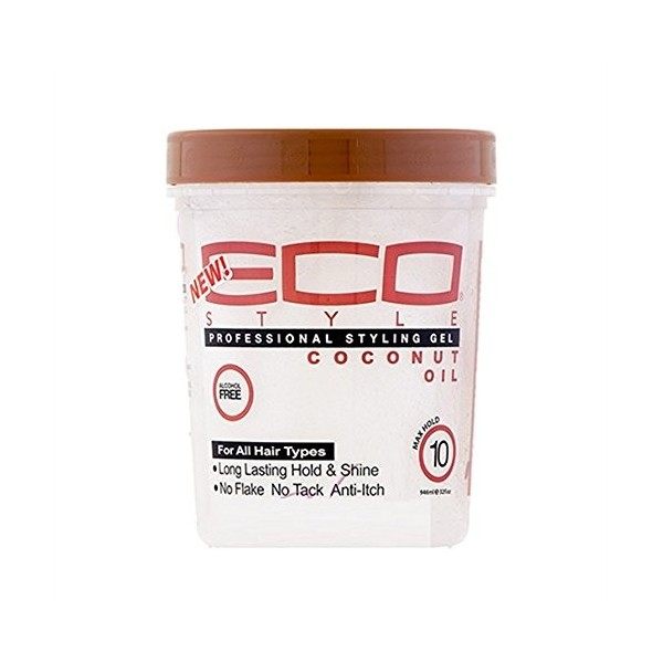 Eco style, Gel cheveux Huile coco 946ml