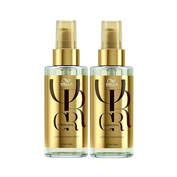 Wella 2 bouteilles dhuile Reflections 100 ml.