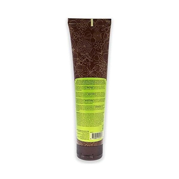 Macadamia Oil Crème Lissante à lHuile Naturelle de Macadamia pour Unisexe 5 oz 148 ml