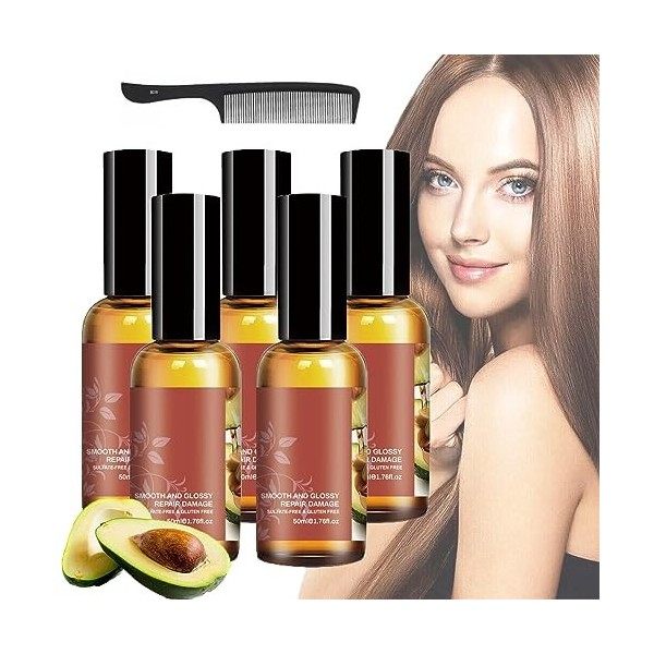 Avocado Peppermint Hair Growth Oil - 50ml Avocado and Peppermint Oil, Avocado and Peppermint Hair Food Oil, Pure Avocado Oil 