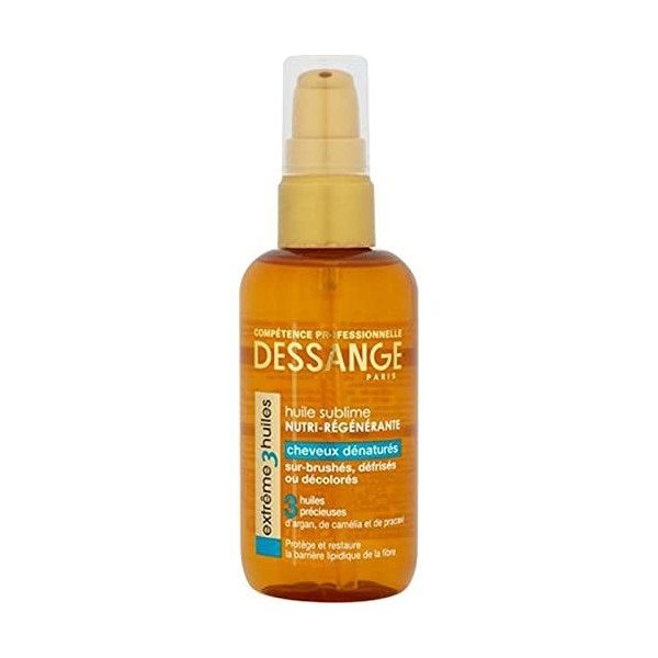 Dessange Paris Compétences Professionnelles Huile Sublime Nutri-Régénérante 100ml lot de 2 