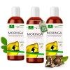 MoriVeda Huile de Moringa Basic 300 ml, pressée à partir de graines et de gousses dOleifera, pour les soins de la peau, des 