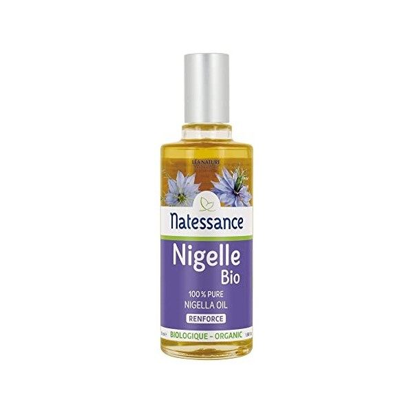 Natessance - Huile De Nigelle Bio - 100% Pure - Certifié Agriculture Biologique - Flacon de 50 ml