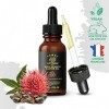 HUILE DE RICIN - MEILLEURE HUILE POUR CHEVEUX BARBE CILS SOURCILS ONGLES PEAU - 100% Pure et Naturelle Pressée à Froid - Cast