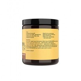 Huile de ricin noire de Jamaïque - Beurre pur de noix de coco - 236 ml