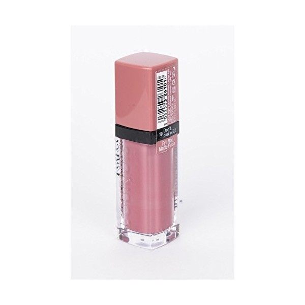 2 x Bourjois Paris Rouge Edition Velvet Lipstick 7.7ml - 10 Dont Pink Of It!