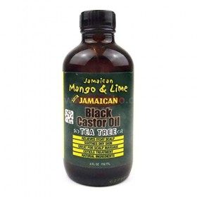 Jamaican Mango & Lime Huile de ricin noire jamaïcaine Arbre à thé 118ml - Huile à absorption rapide. Aide à restaurer brillan