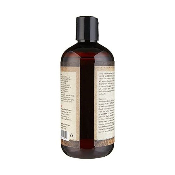 Sunny Isle Jamaican Black Castor Oil pour cheveux et barbe Lavage, 340,2 gram