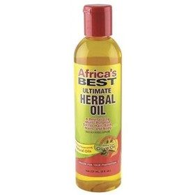 Africas Best Ultimate Huile à base de plantes ultime Cantu Crème réparatrice sans rinçage et huile de ricin noire de Jamacia