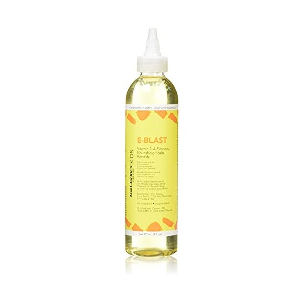 Aunt Jackies Girls E-Blast Reparation du Cuir Chevelu Vitamine E et Graines de Lin Oil Spray 8 Oz